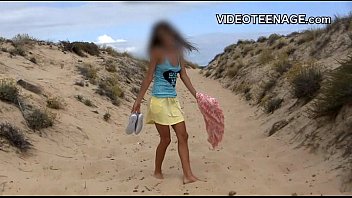 Chibolas Nudist teen at beach